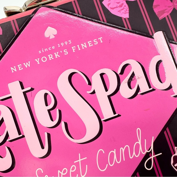 Kate Spade New York Candy Shop Wrapper Sweet Candy Box Novelty Clutch - Picture 3 of 16